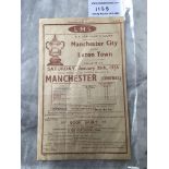 35/36 Manchester City v Luton Town Football Railwa
