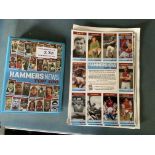 Hammers News Complete Football Card Set + Album: N