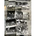 1970s Football Press Photos: Mainly large black an
