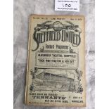 1906/07 Sheffield United V Sunderland Football Pro