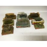 8 Military Dinky toys including model numberS 601/