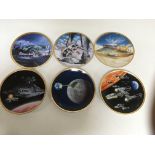 6 Star Wars Hamilton collection Plates, boxed and