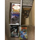 A collection of various comics.