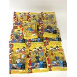 A collection of Simpsons figures(20)