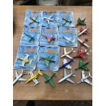 Matchbox, carded and loose Skybusters, 8x carded a
