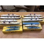 Triang Minic ships, a collection of boxed diecast,