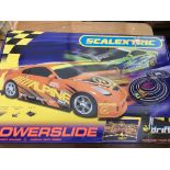 Scalextric, boxed, Powerslide set,