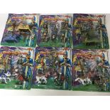 Britains, Knights of the sword, carded sets x6 - N