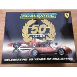 Scalextric, 50 years of scalextric, boxed
