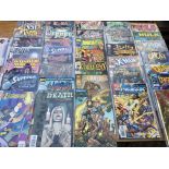A collection of US comics, including Marvel, DC, D