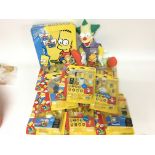 A collection of Simpsons figures etc.