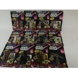A collection of Star Wars Bend-ems,all carded.(12)