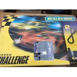 Scalextric, boxed, Speed challenge sport set, adva