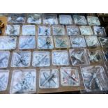 A collection of boxed diecast models of Aircraft,