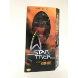 A Lieutenant Uhura figure boxed and signed by the