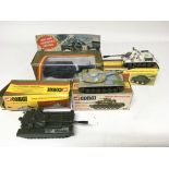 Corgi military models 902/903/905/907 all boxed, p