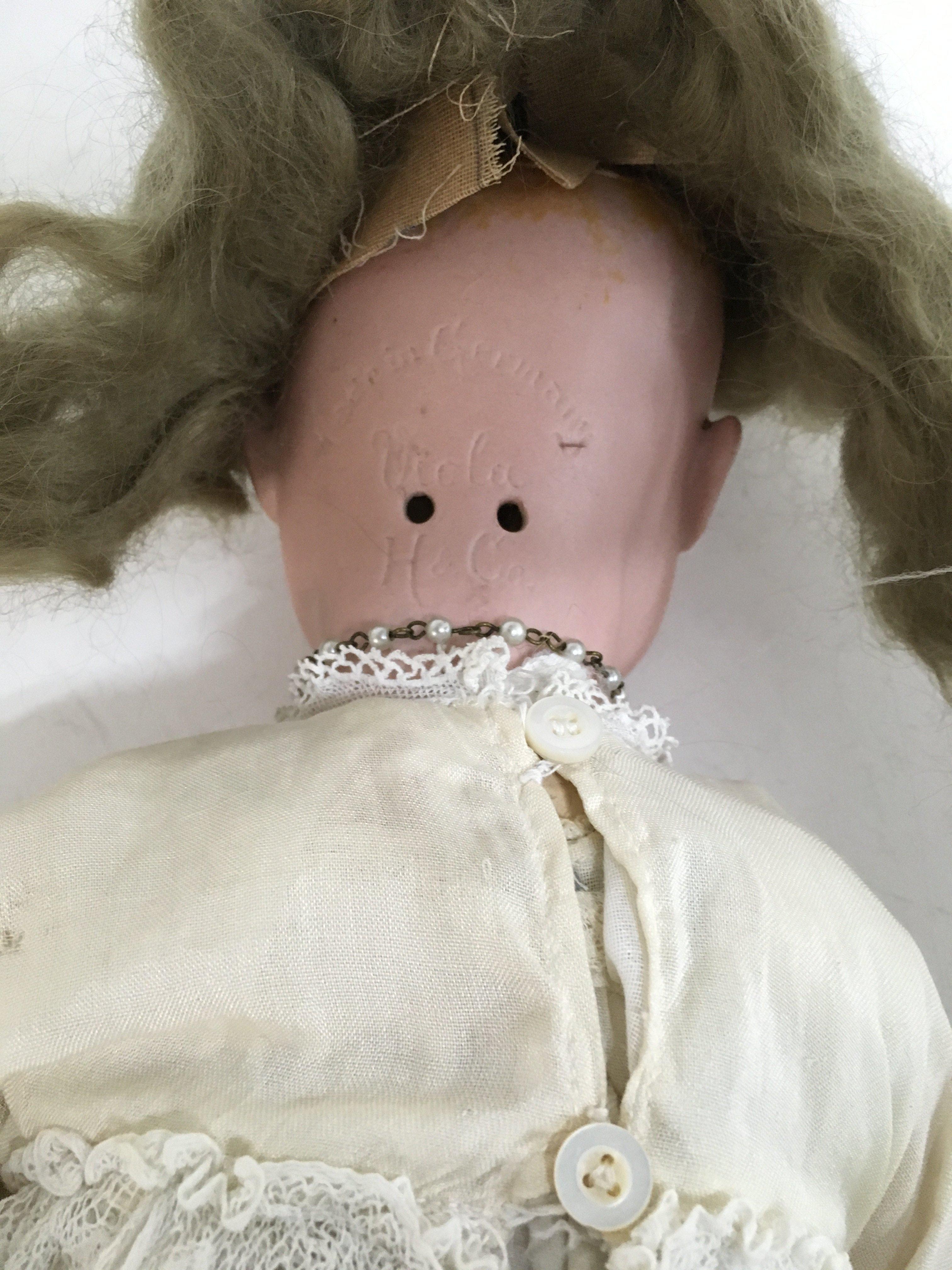 A M German doll marked 370 in Edwardian style dres - Image 6 of 6