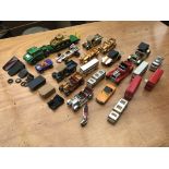 A collection of Matchbox diecast vehicles, includi