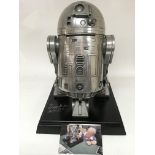 A compulsion Gallery R2-D2 signed by The Actor Ken