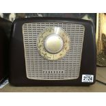 A vintage Ferguson Bakelite cased radio, model 352