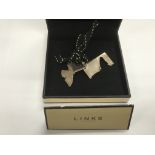 A boxed Links of London silver pendant.