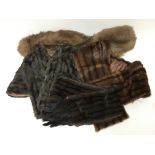 Four Mink fur stoles