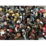 Five boxes of Del Prado toy figures on horseback various