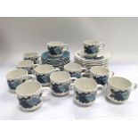 A collection of circa 1960s Barrats tea service in