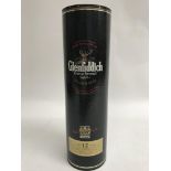 A boxed bottle of Glenfiddich Scotch Whisky