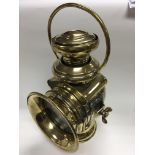 A large Edwardian Joseph Lucas ltd period brass mo