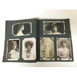 An album containing postcards various including photographic postcards of Phyllis Dare, Zena Dare,