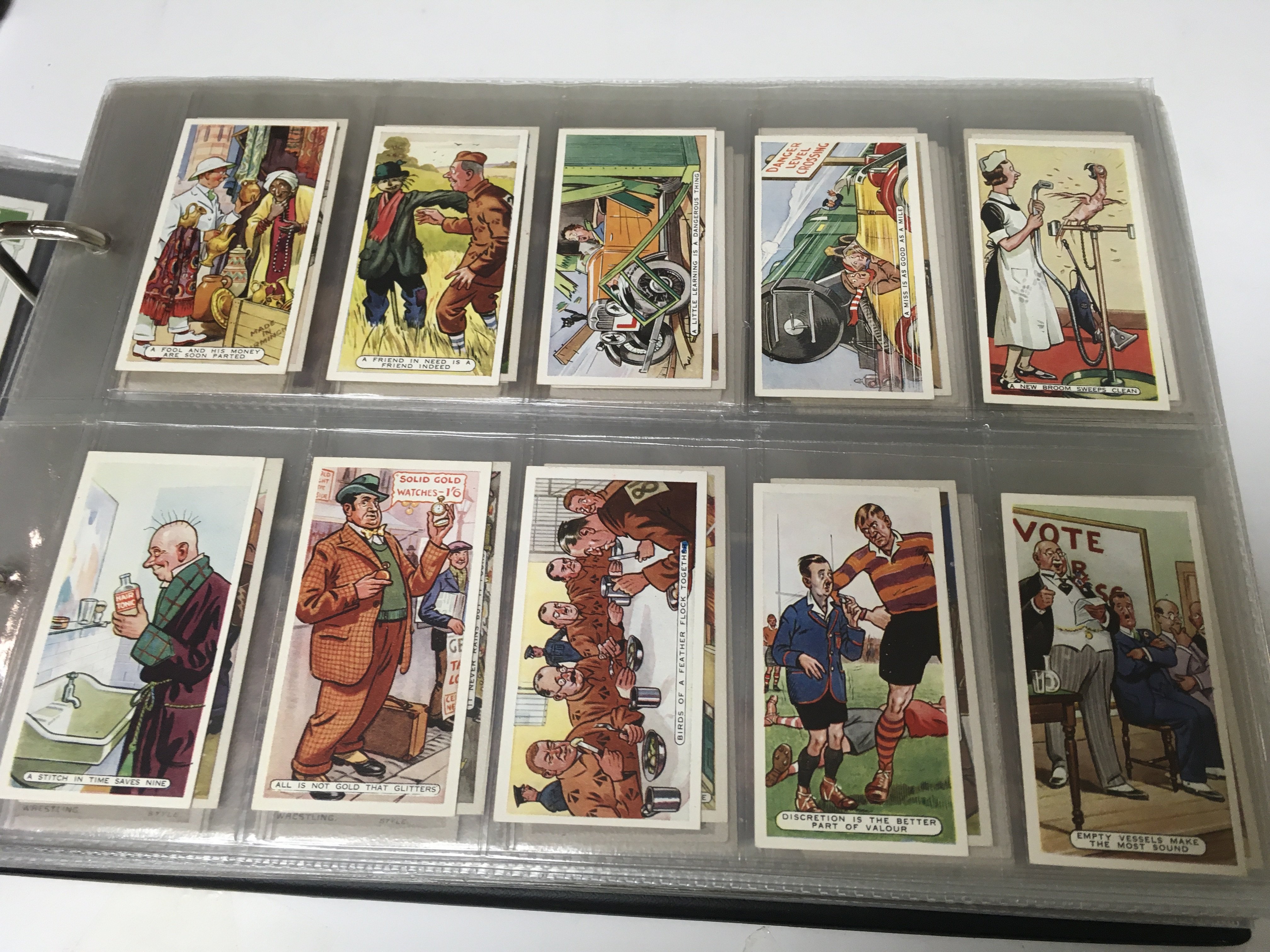 An album of cigarette card sets including Davies, Ardath, Wm Morris, Copes, Players etc - Image 3 of 9