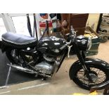 A BSA 1963 A50 motorcycle 500cc, rebuilt with full And comprehensive folder of receipts totalling