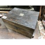 A Victorian Rosewood work box - NO RESERVE