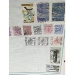 A collection of world and G B stamps .