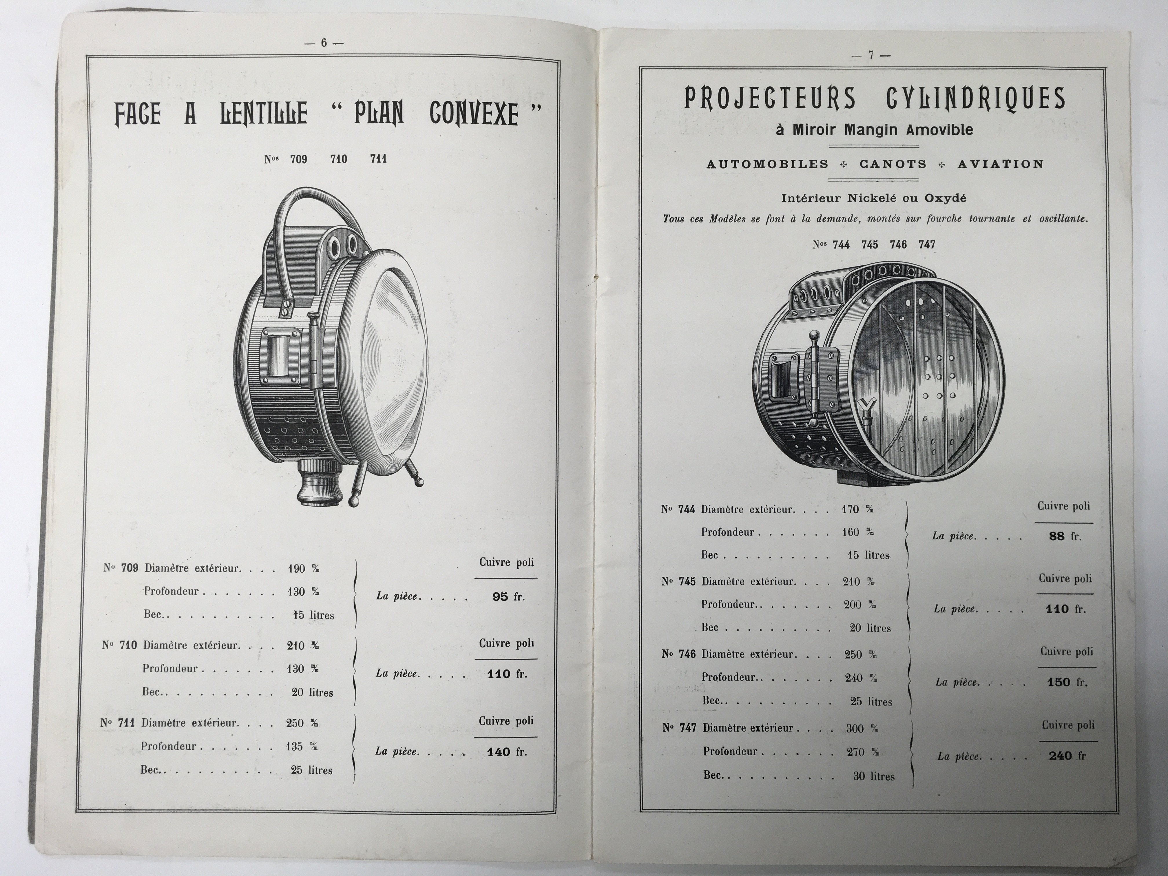 Early French pamphlet dated 1912 titled Lanternes - Image 3 of 5