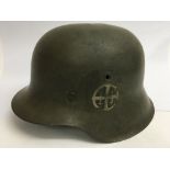 A WW2 Norwegian M42 Helmet and Liner