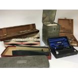 A collection of Vintage medical equipment some in