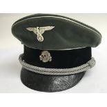 A WW2 Waffen SS Officers cap
