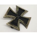 A WW2 part Iron Cross 1st Class with iron core. De