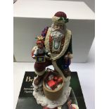 A collection of ten Santa figures from the interna