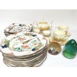 A Booths porcelain part diner set decorated with e