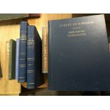 A collection of books including volumes of Survey