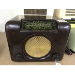 A vintage Bush Bakelite DAC90 A model radio