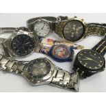 Six wristwatch’s including Sekonda and bSwatch Swi