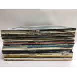 A bag of LPs, various artists.