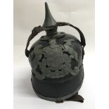 A WW1 1915 model Wurttemburg Pickelhaube with make