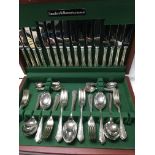 A sanders & Bowers canteen of cutlery plus 2 1950s