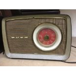 A Bush Bakelite radio model VHF90A plus Bush cream