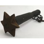 An original WW1 British "Cog" Trench Mace, with re